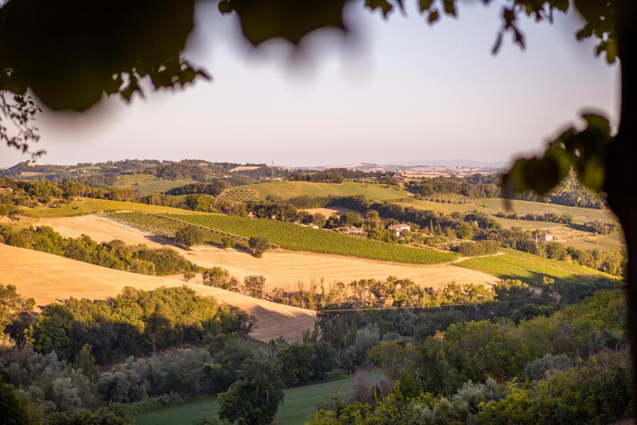 Residenza La Canonica Villa Novilara ภายนอก รูปภาพ